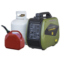Sportsman Portable and Inverter Generator, Gasoline/Liquid Propane, 1,800 W Rated, 2,200 W Surge, 120V/12V DC GEN2200DFI